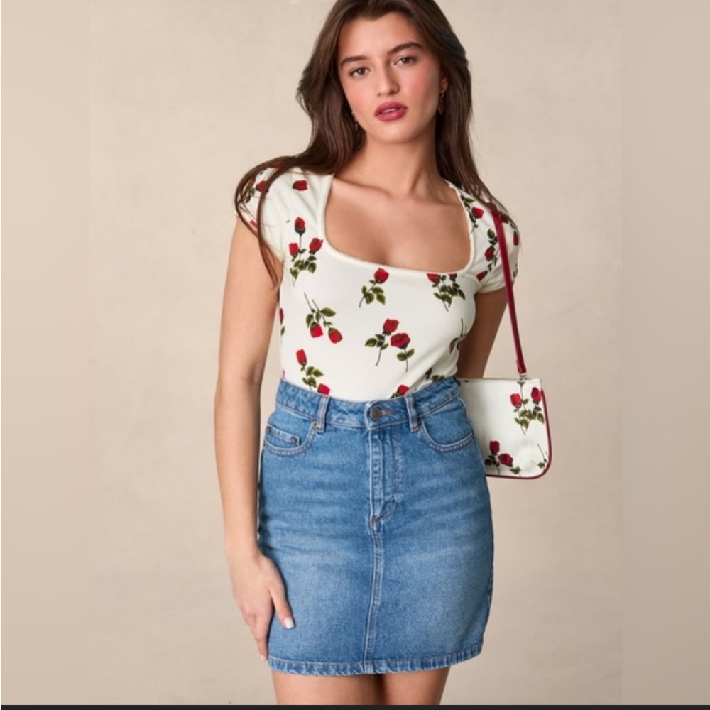 Rouje Denise Denim Skirt